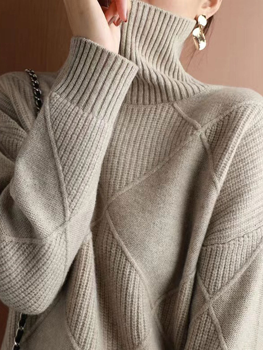 Rollkragenpullover | Strick | Warm und Stilvoll